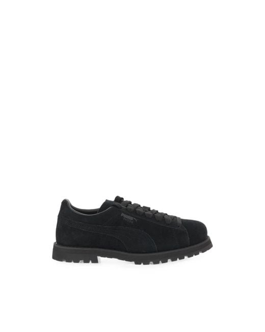 PUMA Black Suede Vibram Sneakers for men