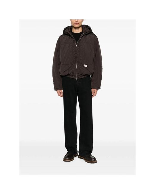 RANRA Brown Hooded Zip-Up Jacket for men