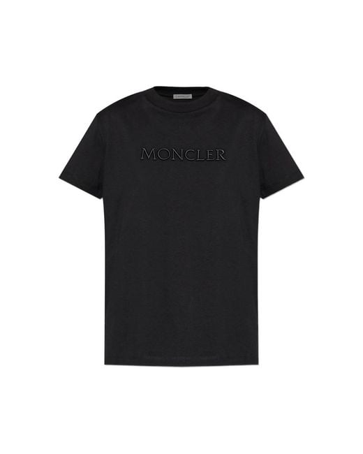 Moncler Black Logo T-Shirt