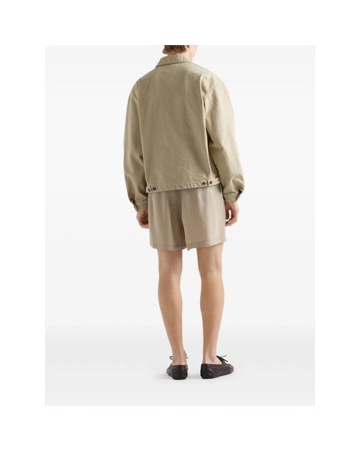 Prada Natural Old Denim Blouson Jacket for men