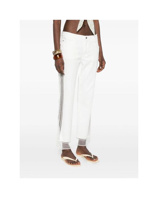 Ermanno Scervino White Denim