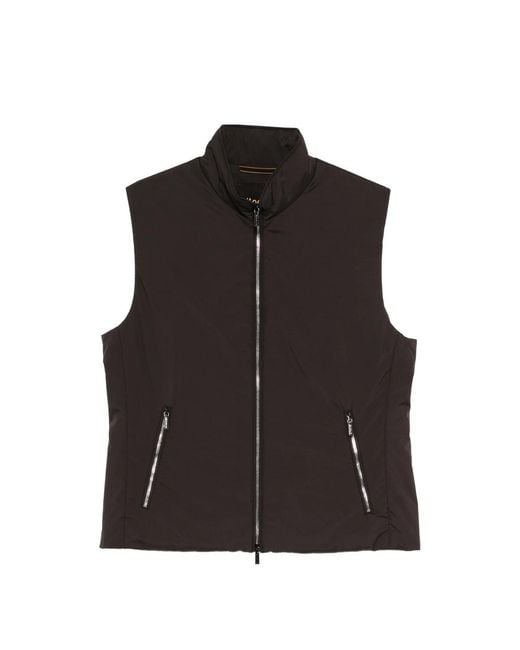 Moorer Black Senio-Skt Gilet for men
