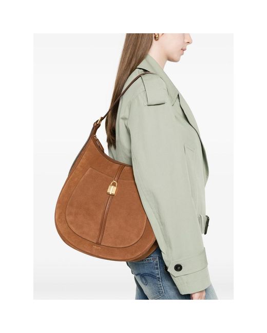 DeMellier London Brown Siena Shoulder Bag
