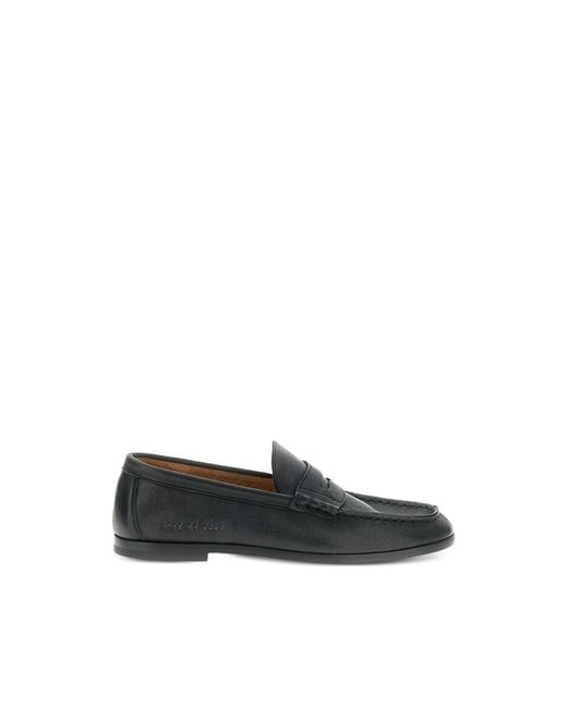 Common Projects Black Calf Leather Loafers Soft Loafer for men