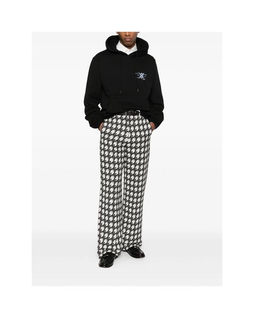 Daily Paper Black Graphic-Print Hoodie for men