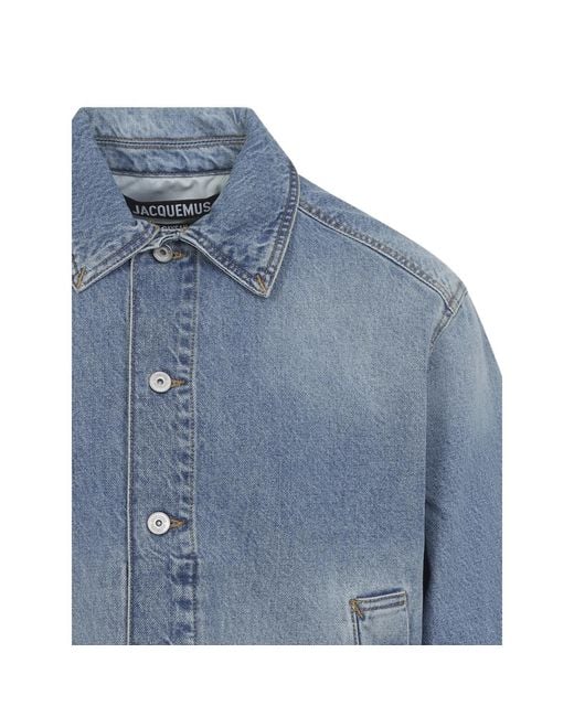 Jacquemus Outerwears Blue for men