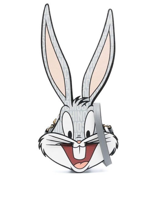 Moschino White Bugs Bunny Crossbody Bag