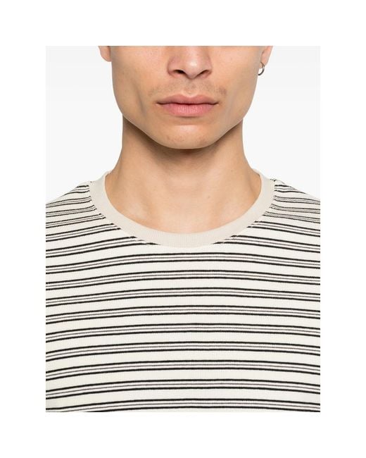 TONYWACK Gray Striped Sweatshirt for men