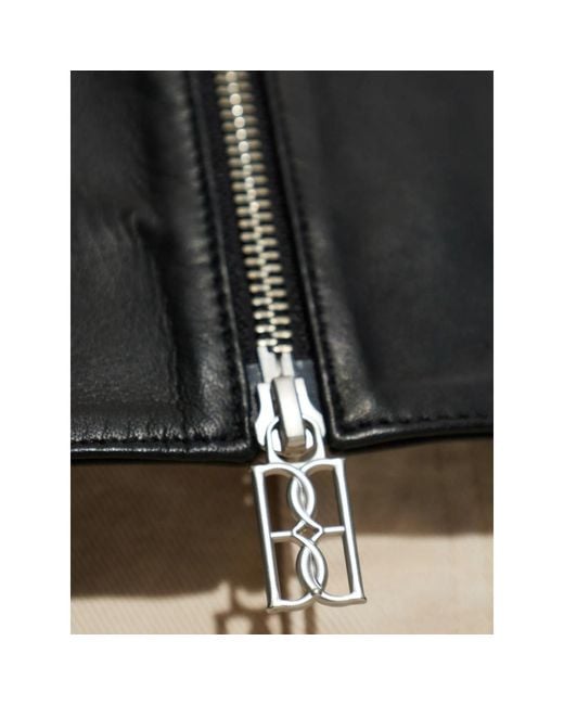 By Malene Birger Black Button Flap Jacket