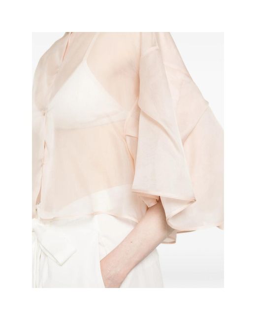 Max Mara Pink Donna Flared Cape