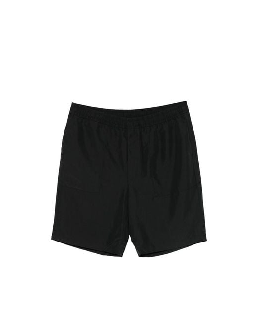 Calvin Klein Black Patch Pocket Shorts for men