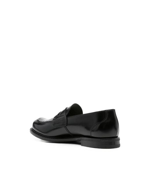 Church's Black Farsley Leather Loafers for men
