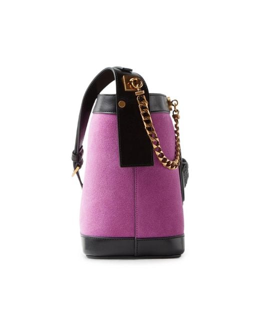 Versace Purple Tote Bags