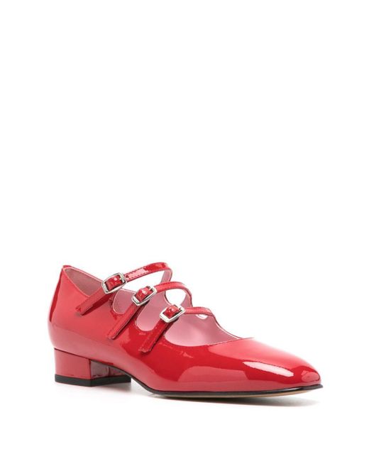 CAREL PARIS Red Ariana 30Mm Ballerina Shoes
