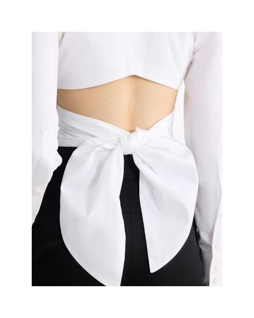 Patou White Blouse Cotton