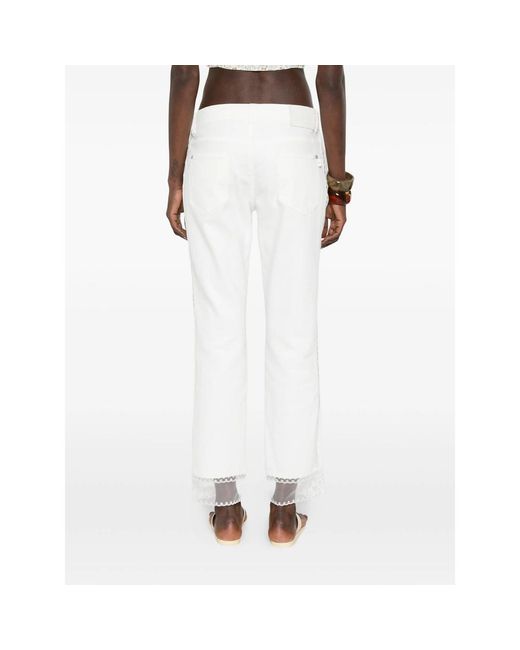 Ermanno Scervino White Denim