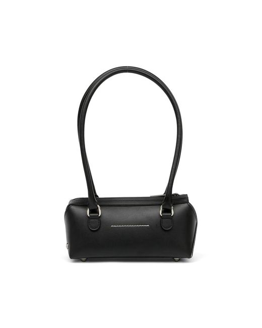 MM6 by Maison Margiela Black Bauletto Shoulder Bag Mini