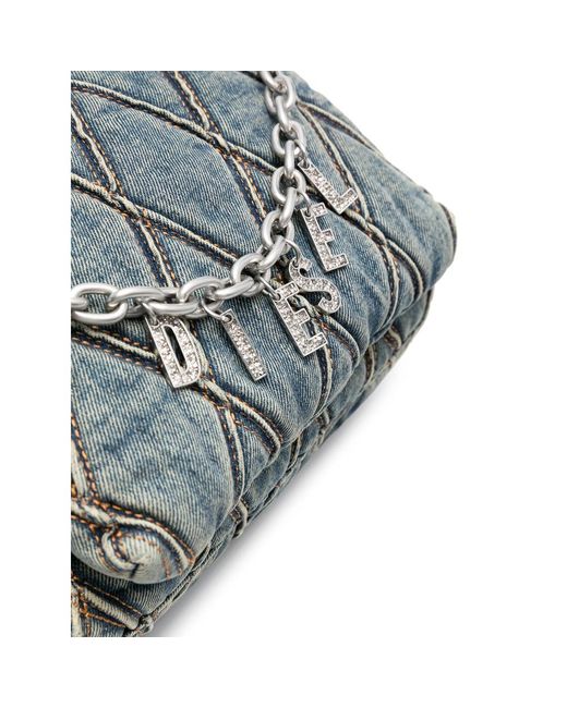 DIESEL Gray Shoulder Bags