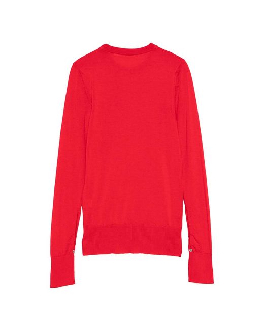3311 Red Crew-Neck Sweater