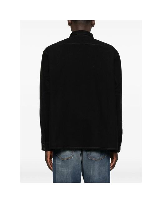 Chimala Black Point-Collar Shirt for men