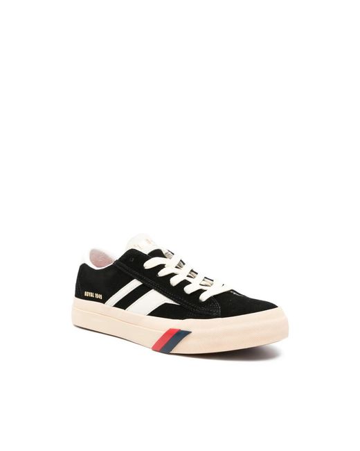 Pro Keds Black Royal Classic Striped Sneakers