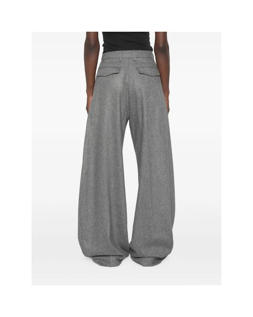 Thelatest Gray E-Billie Pleated Trousers