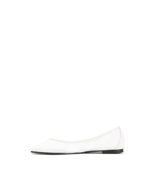 Jacquemus White Ballet Flats