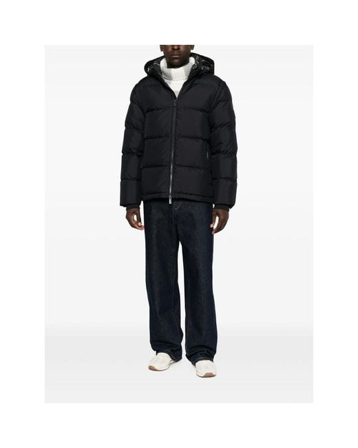 Burberry Black Hooded Puffer Jacket for men