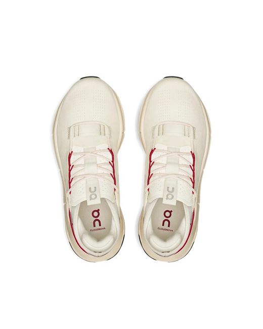 On Shoes White Cloudnova 2 Sneakers