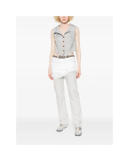 Vivienne Westwood Gray Waistcoat Cotton: 100. Waistcoats