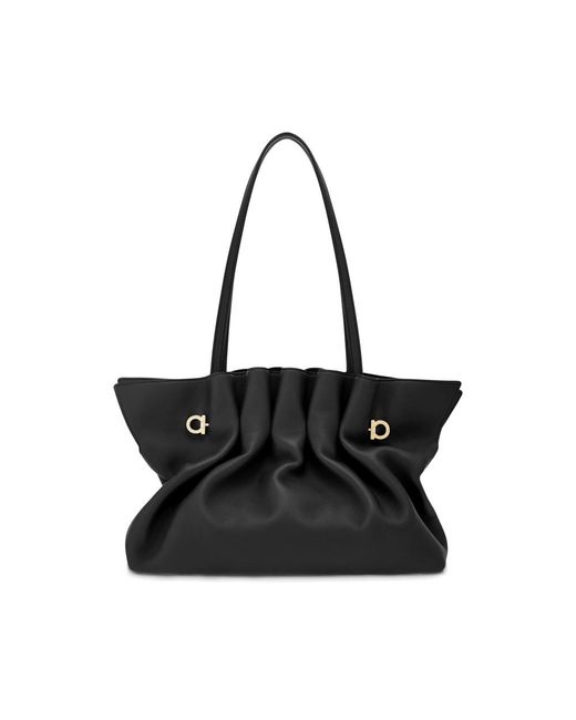 Ferragamo Black Soft-Bag M