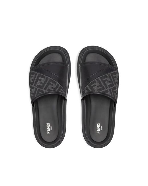 Fendi Black Sandals for men