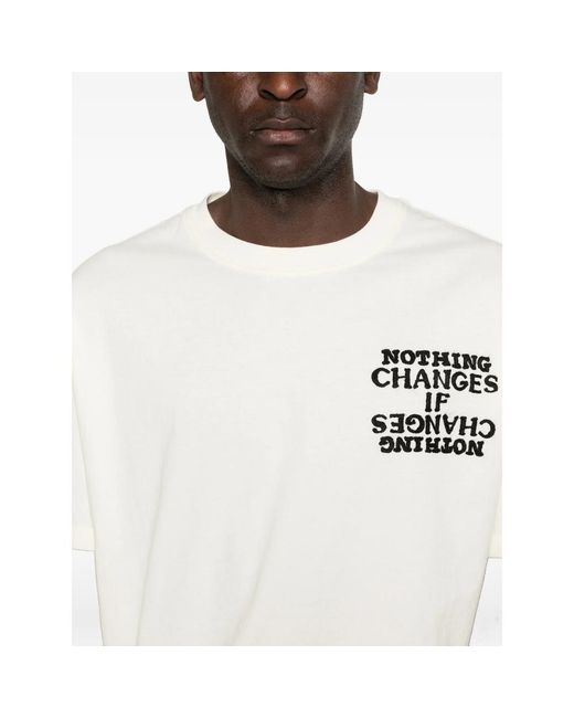 Honor The Gift White Nothing Changes T-Shirt for men