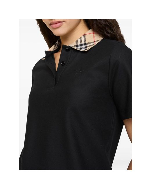 Burberry Black Polo Shirts