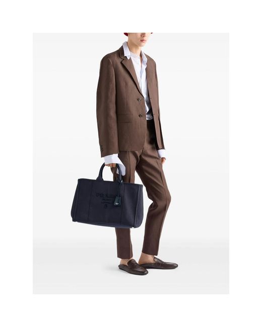 Prada Blue Tote Bags for men