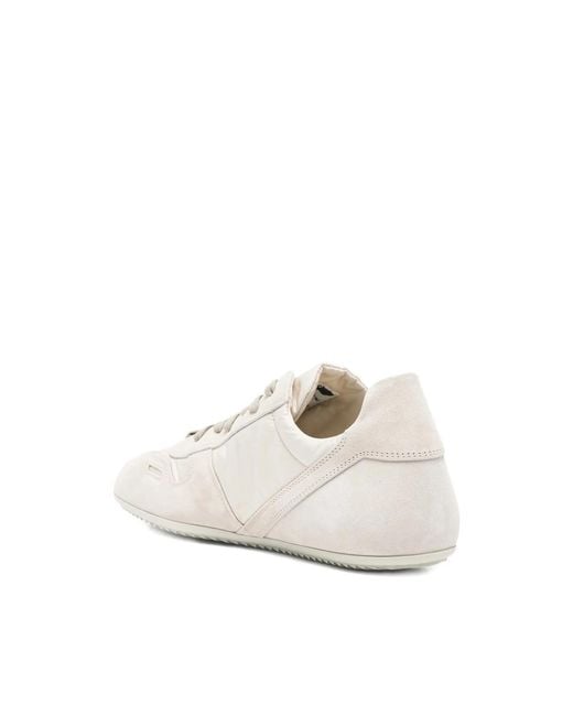 Rick Owens White Neutrals Trainers for men