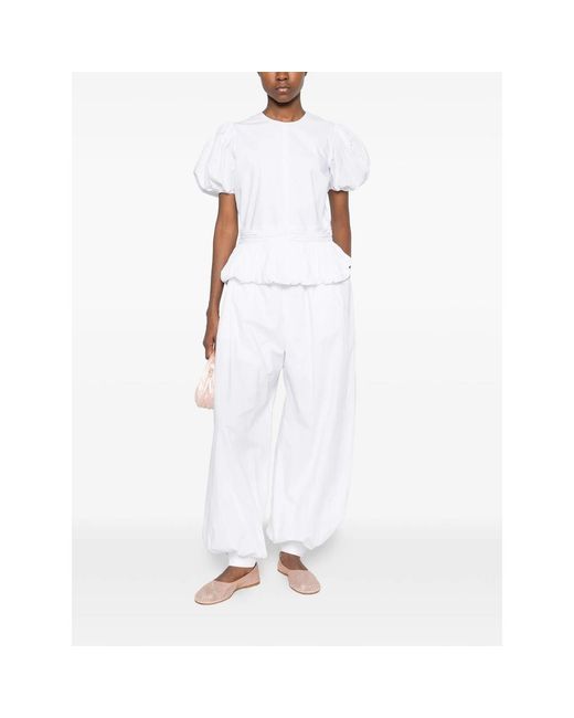 ROTATE BIRGER CHRISTENSEN White Trousers