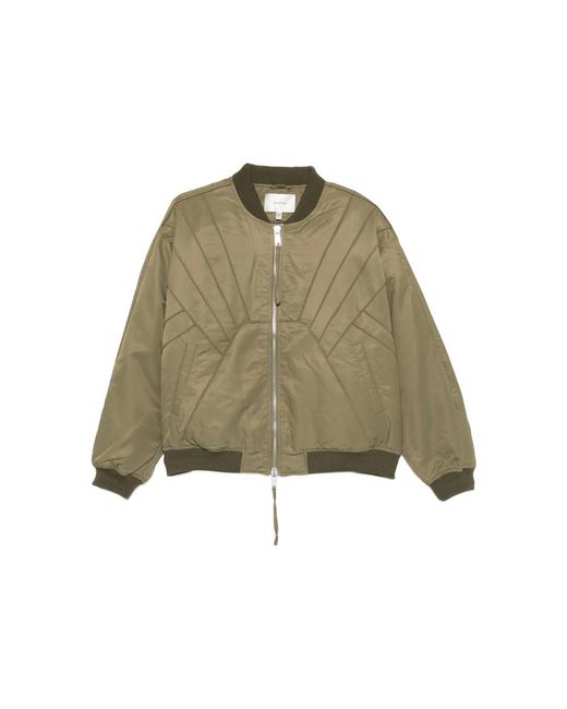 Gestuz Green Gzaurora Quilted Zip Jacket