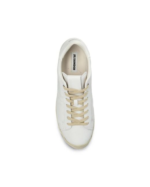 Jil Sander White Trainers for men