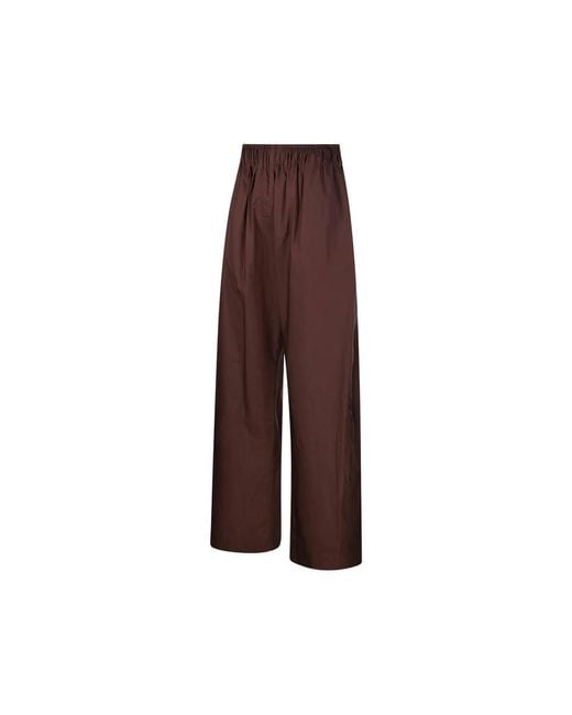 Thelatest Brown Dora Elasticated Trousers
