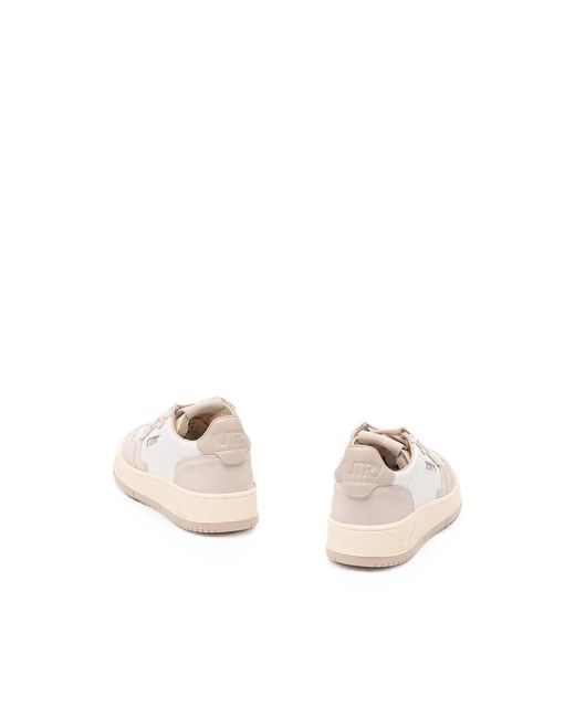 Autry Pink Medalist Low Sneakers