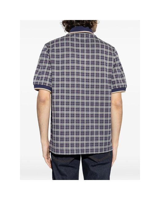Burberry Blue Polo Shirts for men