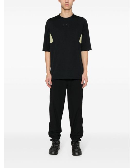 Calvin Klein Black Embroidered-Logo Track Pants for men