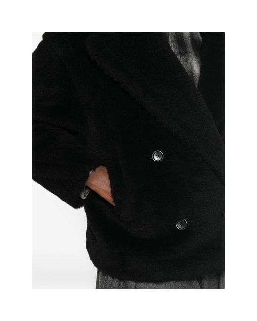 Max Mara Black Malcuno Double-Breasted Jacket