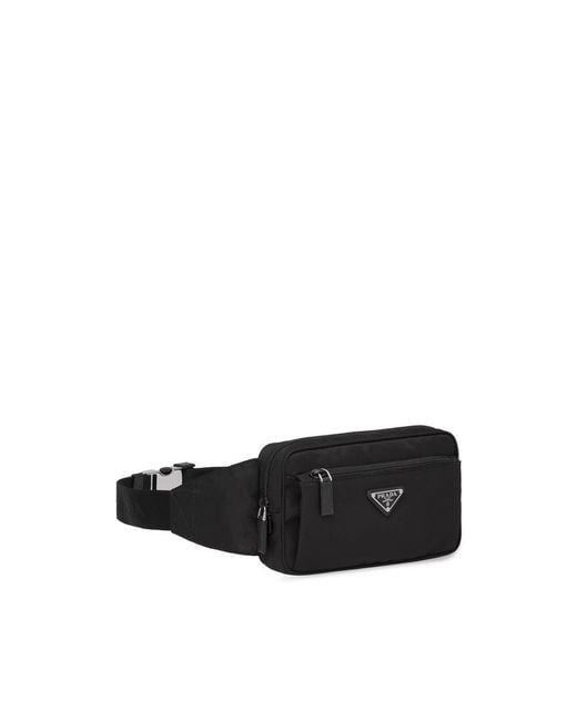 Prada Black Belt Bags for men