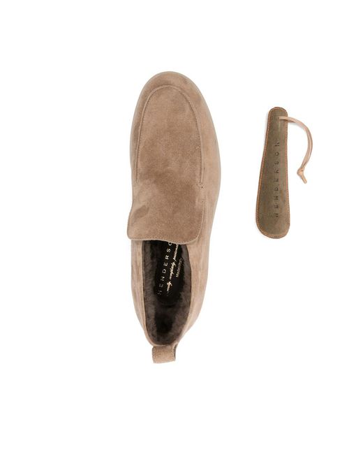 Henderson Natural Felix Suede Loafers for men