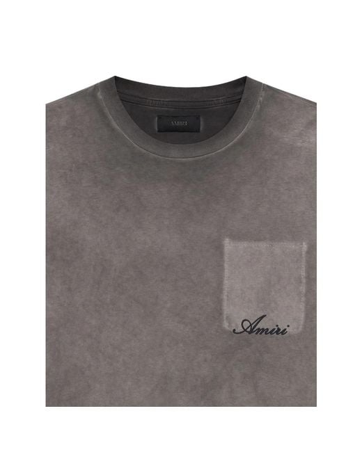 Amiri Gray T-Shirts & Vests for men