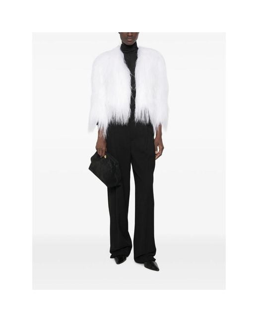 EVA White Lamb-Fur Jacket