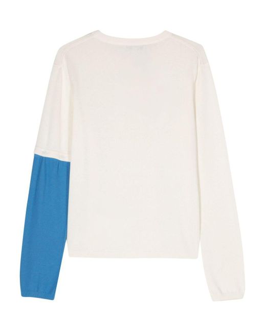 J.W. Anderson White Jw Embroidered Jumper for men