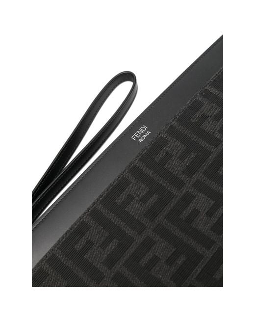 Fendi Black Clutch Bags for men